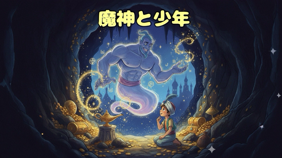 朗読台本【魔神と少年】