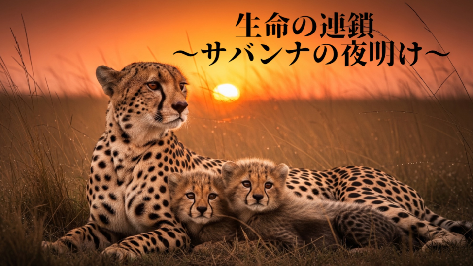 【生命の連鎖 〜サバンナの夜明け〜】