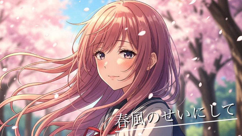 【春風のせいにして】