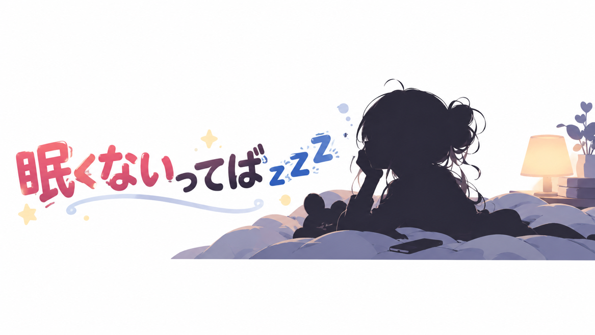 眠くないってば💤