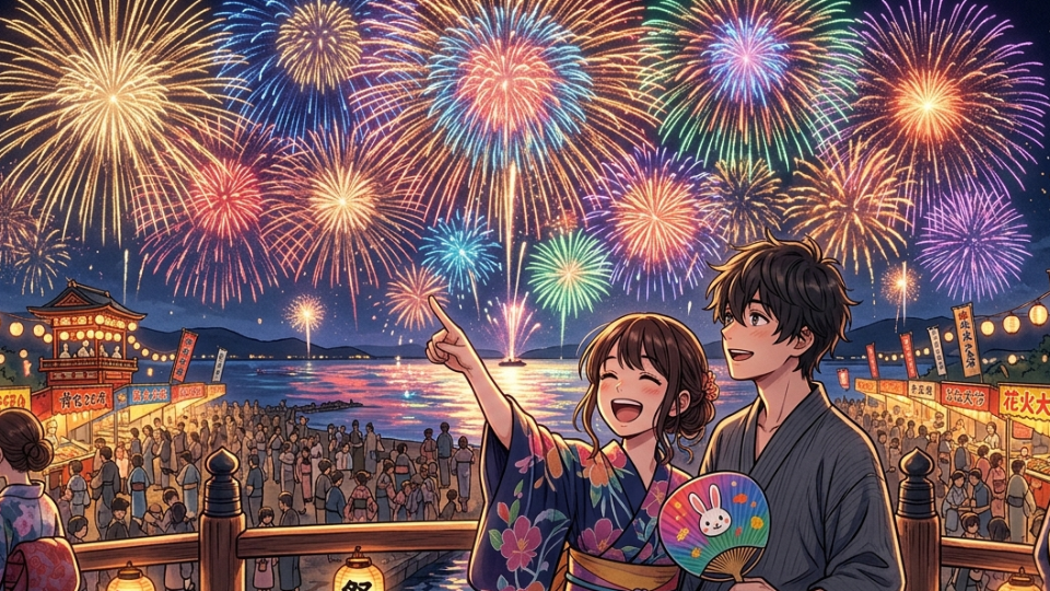 花火が咲いたら、君と