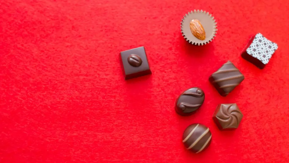 チョコレートCM風(いちごチョコレート)