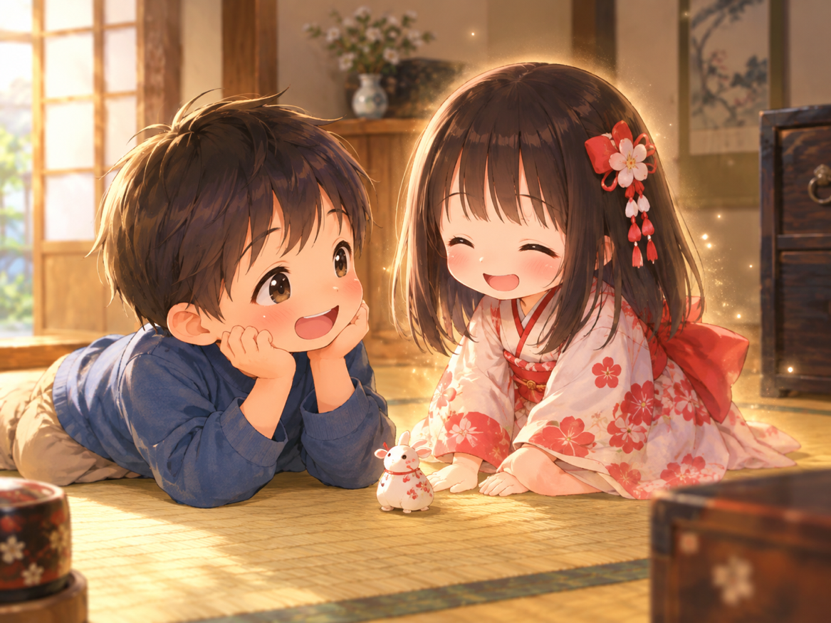 座敷わらしと少年