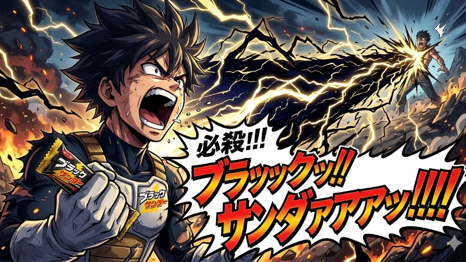 美味しさ稲妻級！黒い雷神(ブラックサンダー)