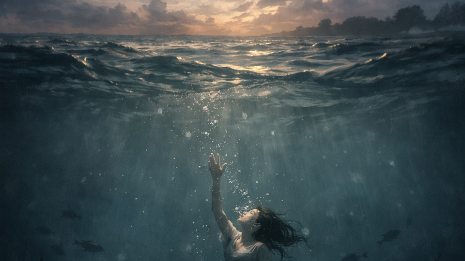 浅い海の中で(詩、ポエム)