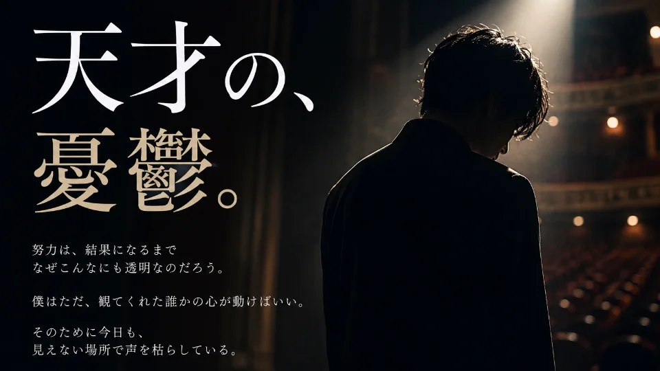 天才の、憂鬱。