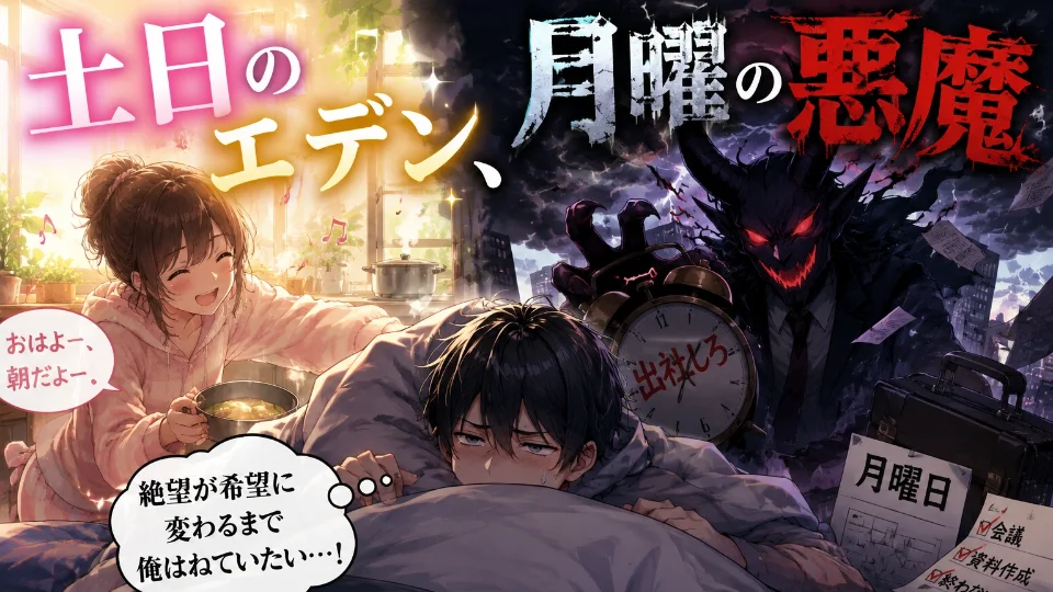 土日のエデン、月曜の悪魔。