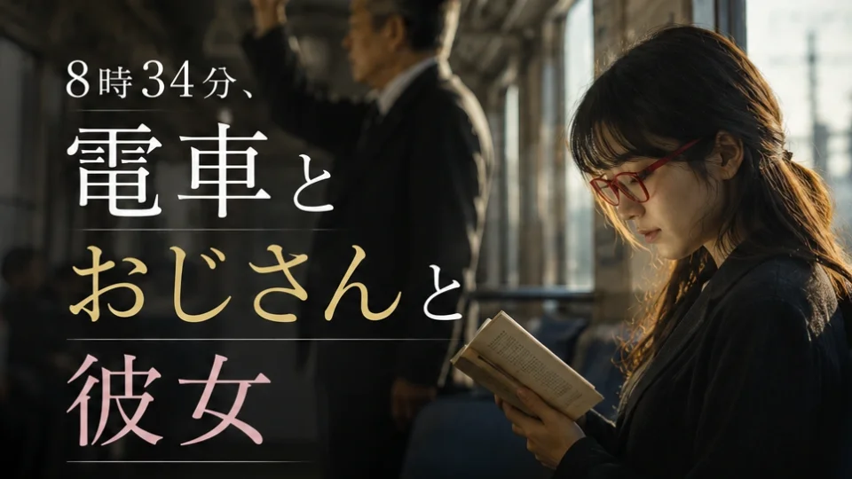 電車と、おじさんと、彼女。