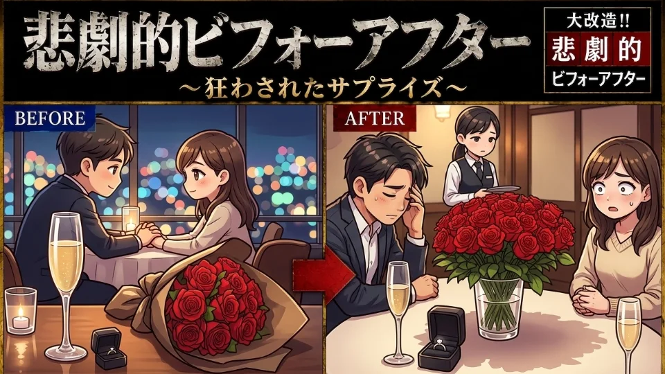 悲劇的ビフォーアフター 〜狂わされた、サプライズ。〜
