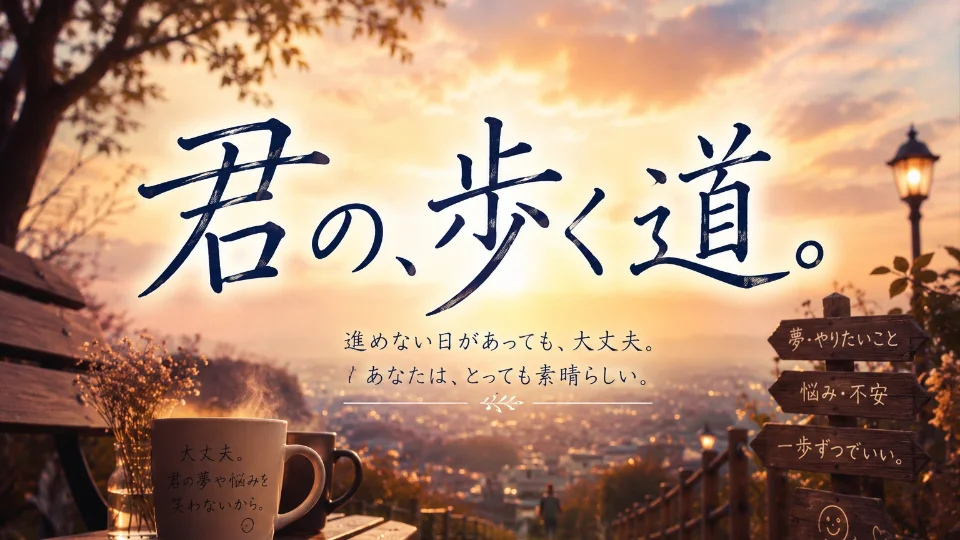 君の、歩く道。
