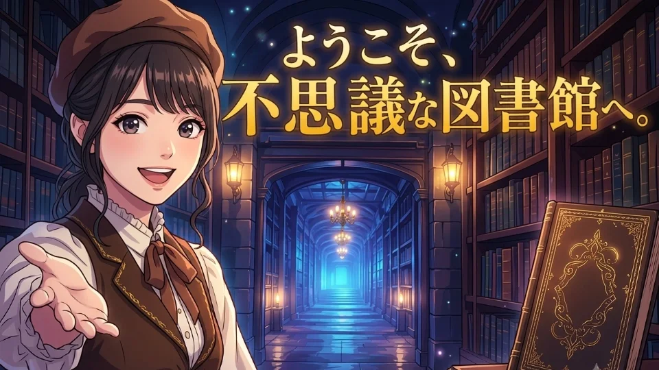 ようこそ、不思議な図書館へ。