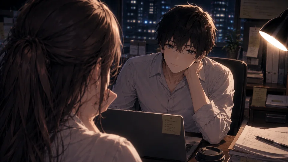 残業中 boysside