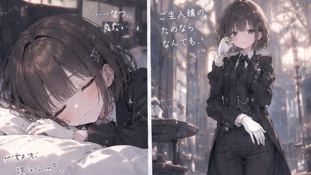 執事姿をご主人様に見せたくて、！？