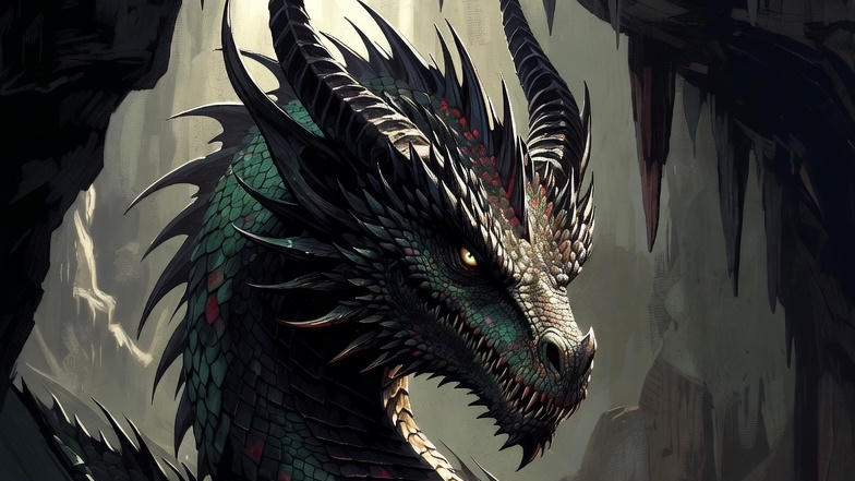 あなたは洞窟に潜むドラゴンです...