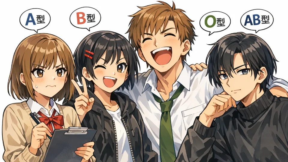 掛け合い台本 『血液型の主張』