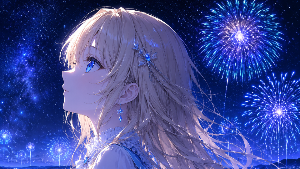 瑠璃色の晩夏