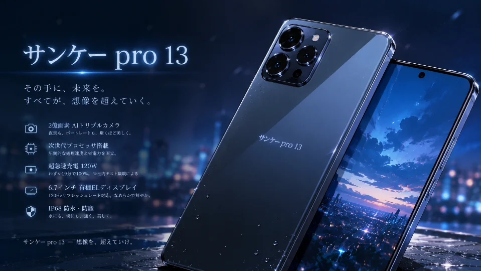 CM風台本【サンケー pro 13】