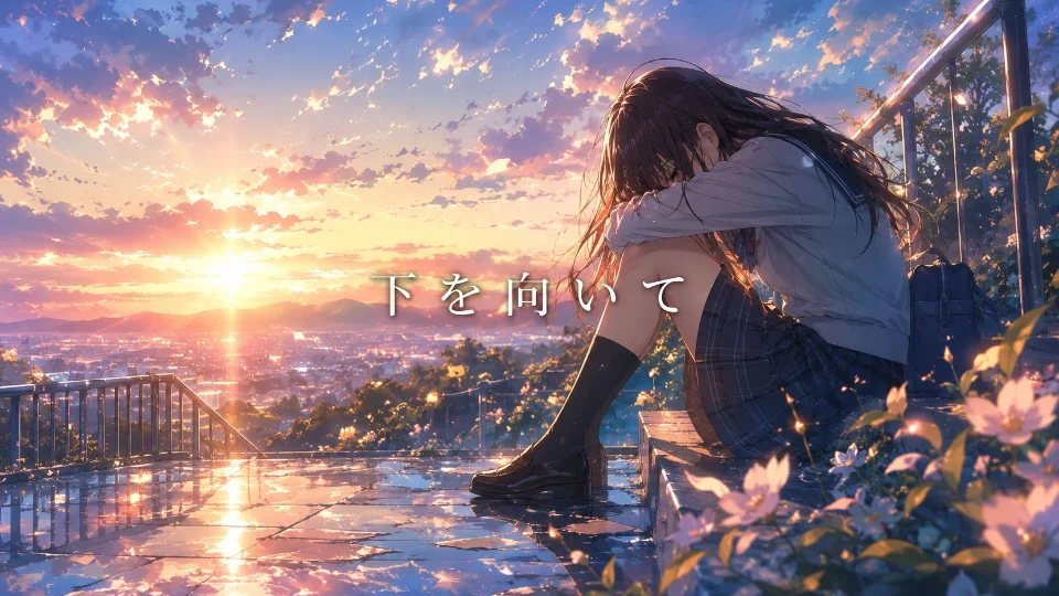 朗読台本【下を向いて】