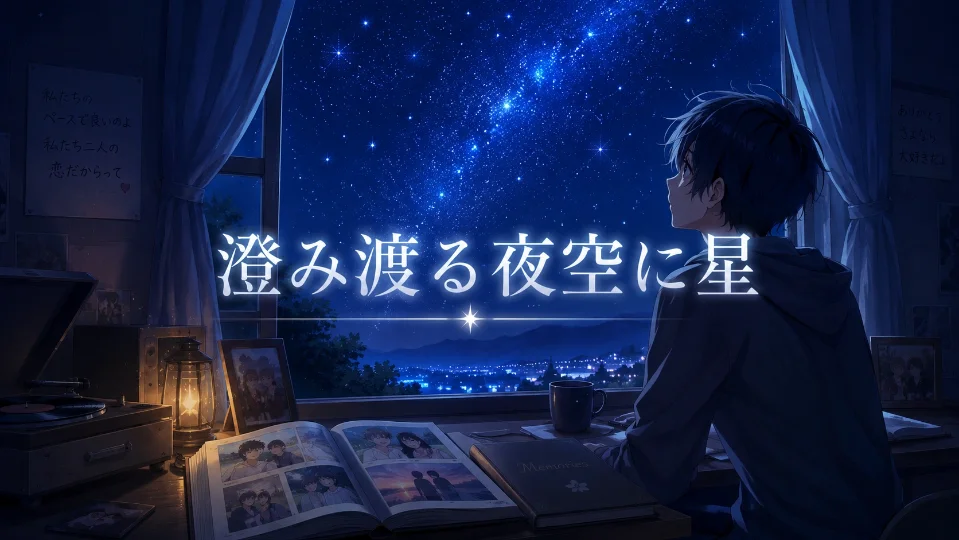 朗読台本【澄み渡る夜空に星】