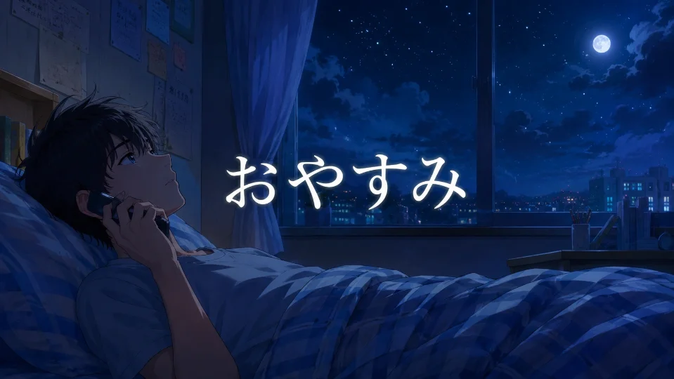 朗読台本【おやすみ】