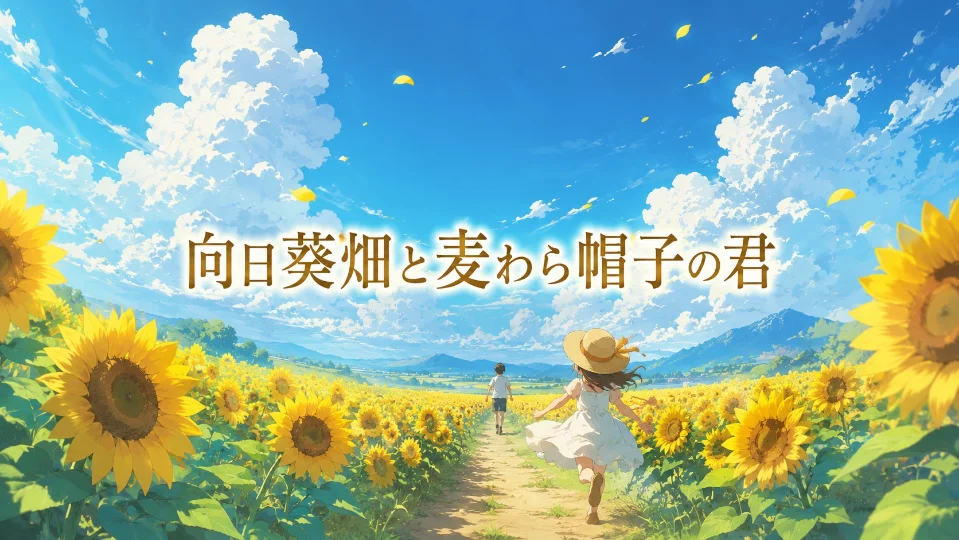 台本【向日葵畑と麦わら帽子の君】