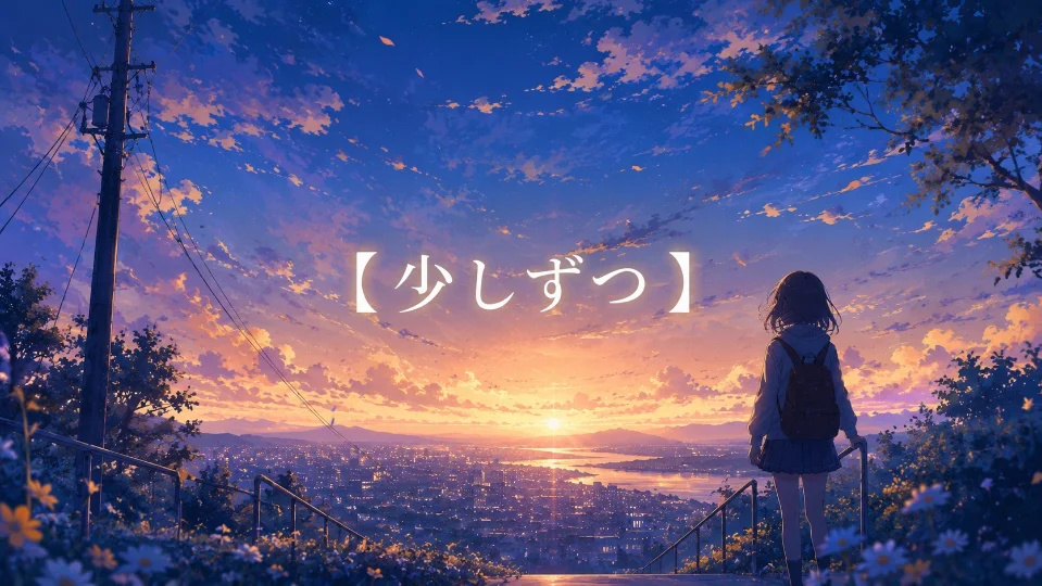 朗読台本【少しずつ】