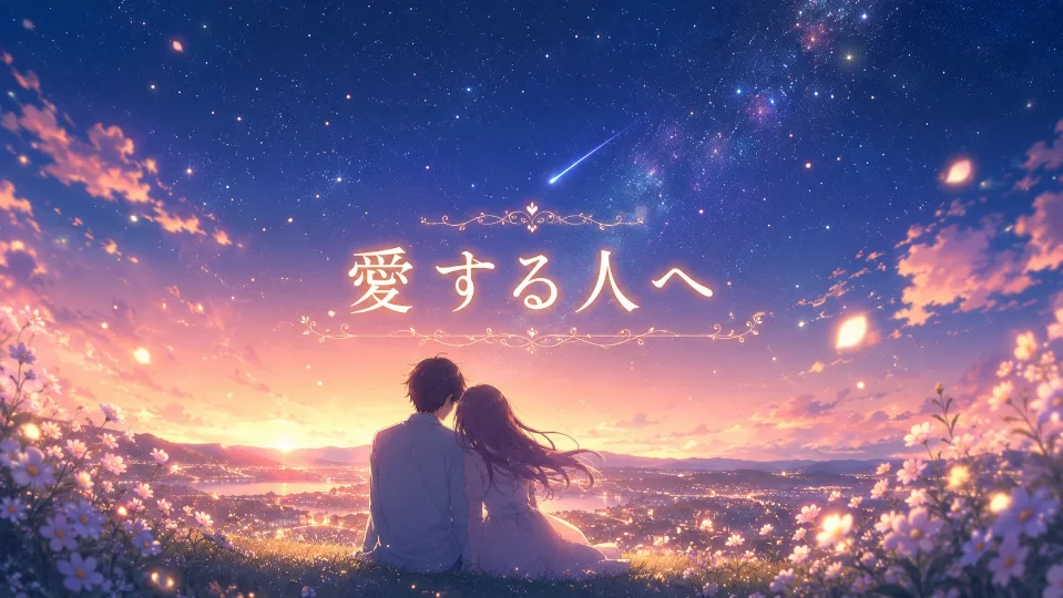 朗読台本【愛する人へ】