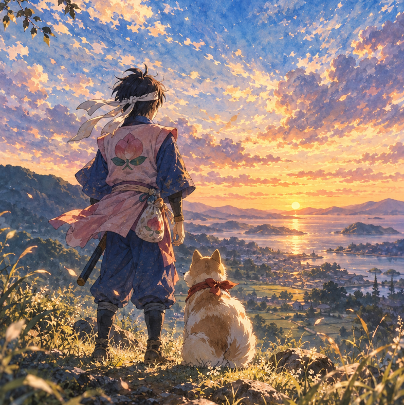 生意気な犬と桃太郎