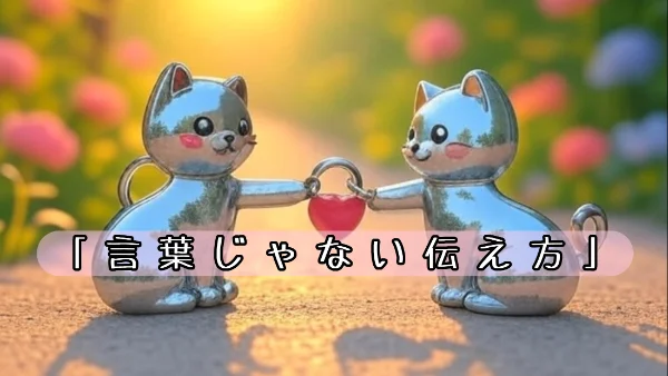 「言葉じゃない伝え方」