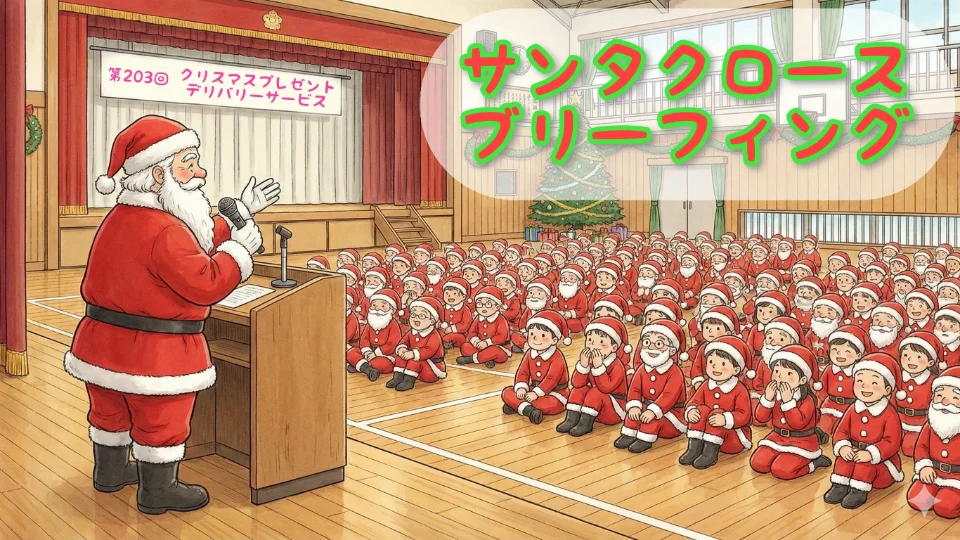 「サンタクロース ブリーフィング」