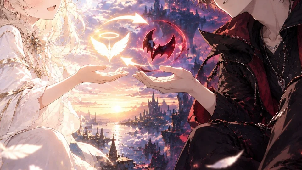  掛け合い台本『天使の長所と悪魔の長所を交換してみた』