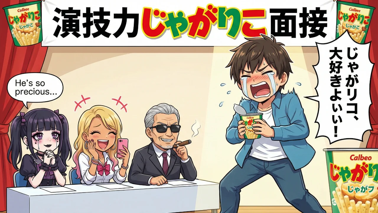 演技力じゃがりこ面接