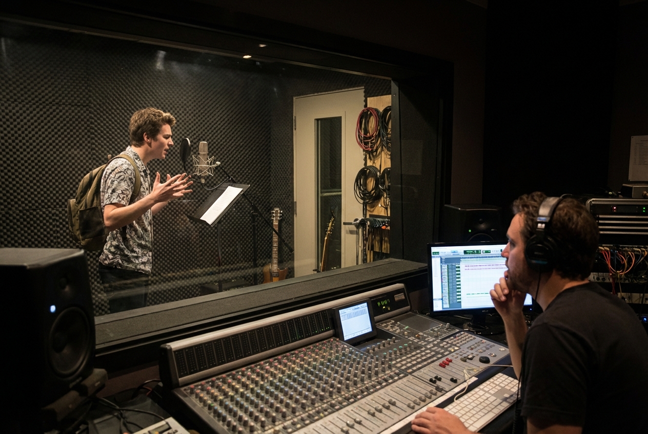 オーディション会場に向かう朝。緊張するけど準備はしてきた